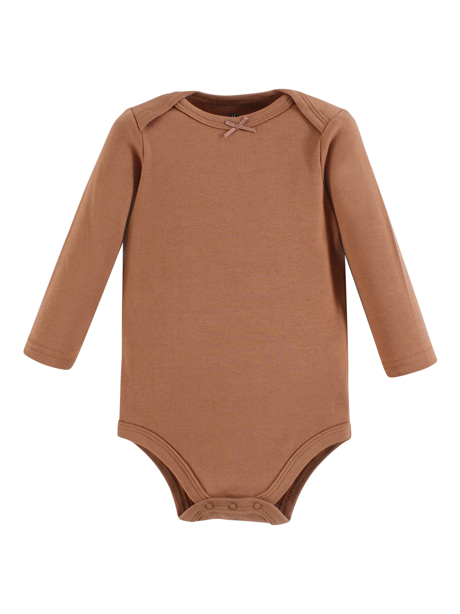 Hudson Baby Cotton Long-Sleeve Bodysuits, 5-Pack, Newborn- 24 Months
