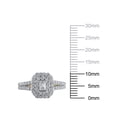 thumbnail image 4 of 1 Carat T.W. (I2 clarity, H-I color) Brilliance Fine Jewelry Emerald cut Diamond Engagement Ring in 10kt Yellow Gold, Size 5, 4 of 5