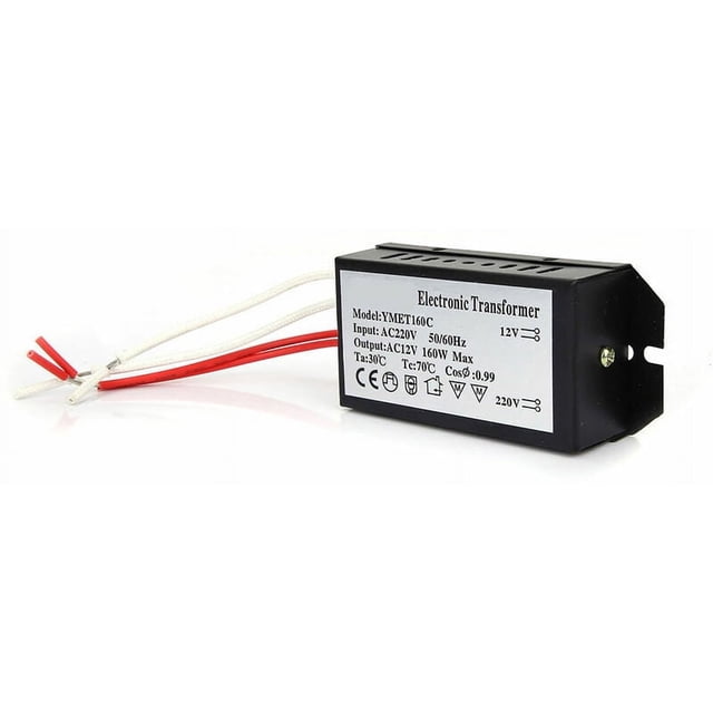 Transformador electrónico de 160 W para una transformación de voltaje segura y eficiente Convertidor de potencia inteligente de 220 V a 12 V