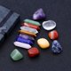 thumbnail image 1 of LYD 14 Uds. Conjunto de combinación de piedras curativas de energía de siete Chakras piedras preciosas de cristal Natural adornos de columna Hexagonal LYD 1027409, 1 of 2