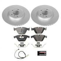 Power Stop Front Euro-Stop ECE-R90 Certified Brake Pad and Rotor Kit ESK6055
