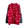 thumbnail image 2 of Suéter Navideño Mujer Gibobby de punto manga larga cuello redondo Rojo L, 2 of 5