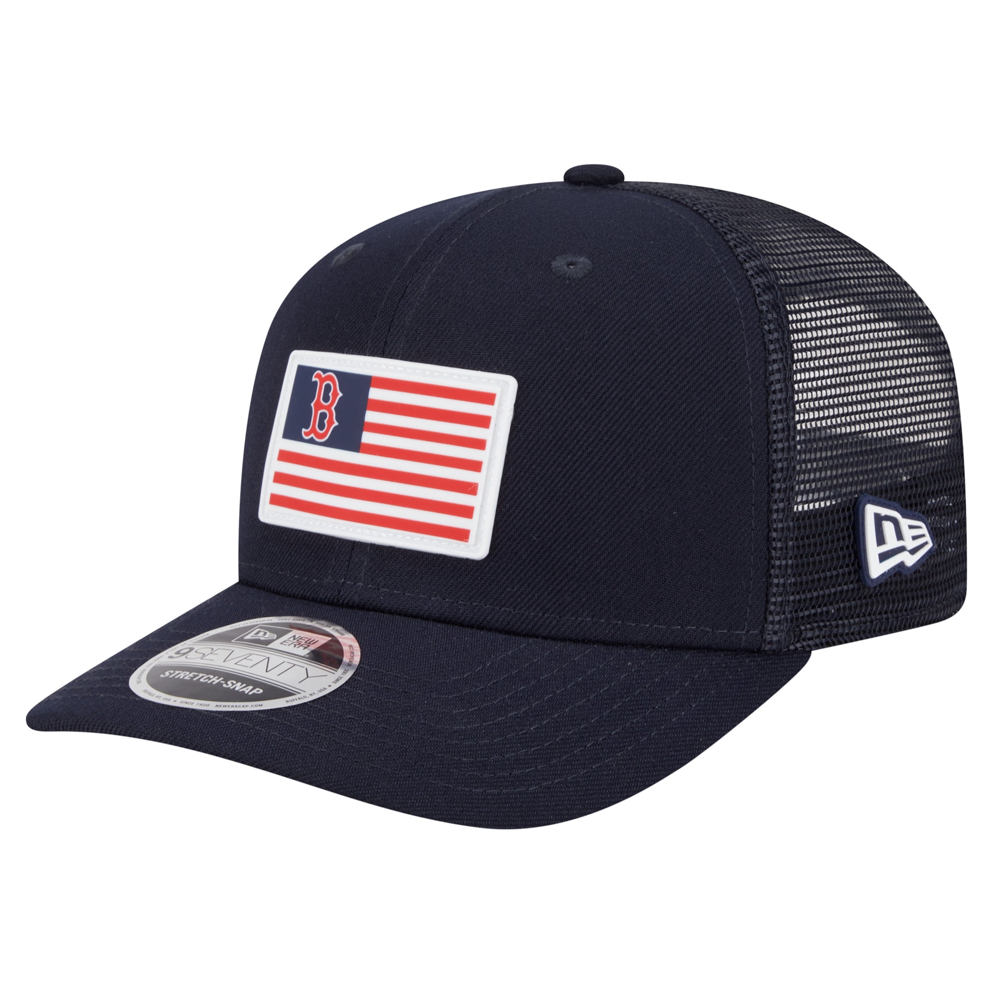 Casquette New Era 59Fifty Officielle Boston Red Sox - Navy - Modèle MLB On Field Unisexe - Réf. 70331911 - Coupe Classique Plate - 9