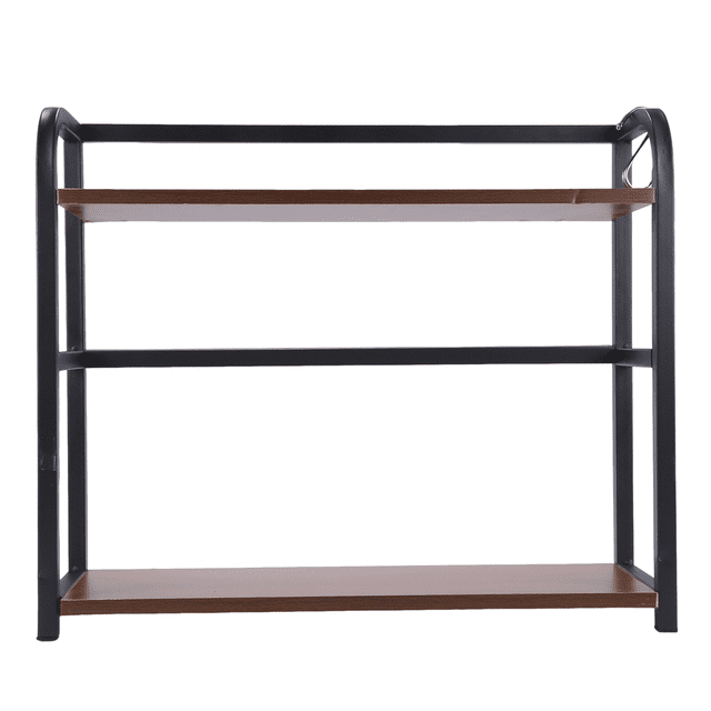Spice Rack Kitchen Storage Stand Multi-Layer Seasoning Organizer Condiment Organizer Kitchen Shelf Black