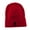 Red, variant on Halloween Solid Image of the Grim Reaper Embroidered Long Beanie - Red OSFM