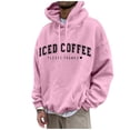 thumbnail image 1 of Men's Loose Printed Hooded Sweatshirt Men's Casual Fashion Sports Sweatshirt L, 1 of 3