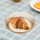 thumbnail image 5 of Plato de fruta Plato de cena Apilable Transparente Redondo Encimera Frutero Snack Oro transparente, 5 of 8
