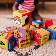 Melissa & Doug Ks Kids Match and Build Soft Blocks Set