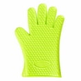 thumbnail image 1 of Less Than 5 Oven Mitts Silicone Five Finger Gloves Silicone Gloves for Oven Microwave Extraction Super Long Silicone Oven Gloves Heat Pan Pad Heart Pattern, 1 of 9