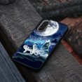 thumbnail image 4 of WIRESTER Shockproof Soft Rubber Cover Case for Samsung Galaxy A17 5G 6.7" 2025, Wolf Pack Moon, 4 of 5