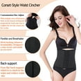thumbnail image 4 of Lilvigor Corset Waist Trainer Body Shaper Shapewear for Women, Tummy Control Waist Cincher Trimmer Girdle for Postpartum Gym Workout, 4 of 7