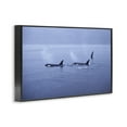 thumbnail image 3 of Stupell Industries Orca Whispers Seascape Black Framed Giclee Art design by Norm Stelfox, 12 x 18, 3 of 8
