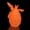 A, variant on 3D Printed Flying Dragon in Egg Glow Orange Flexible Winged Desk Decor Figure