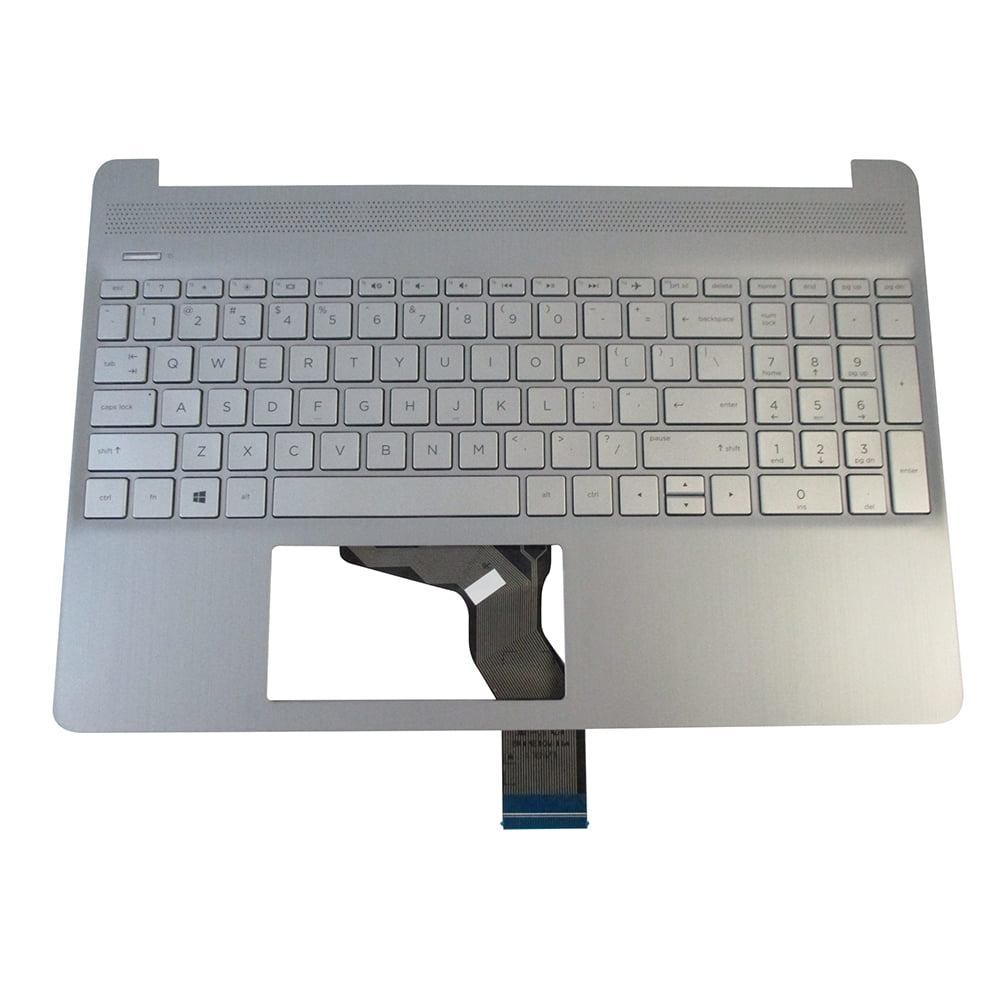 Portable Thin Keyboard Keyboard with Silver Frame Laptop Keyboard Laptop Accessories