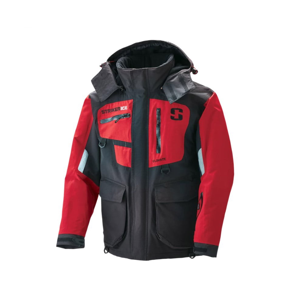 STRIKER ICE Climate Jacket, Color: Black/Red, Size: 3XL (116217