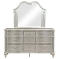 thumbnail image 3 of Evangeline 9-drawer Dresser with Mirror Silver Oak, 3 of 14