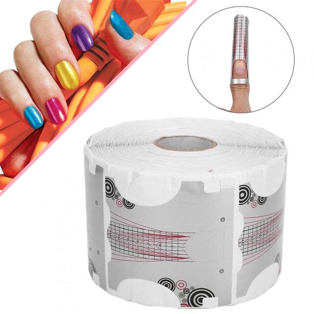 Moisture-proof Nail Extension Sticker, Nail Art Extension Guide, Self-Adhesive Nail Art Form Decoration Nail Art Decor Nail Art Tool Nail Art Accessories
