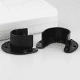 thumbnail image 2 of 4PCS Closet Rod Brackets Support Flange Holders with Screws U Shaped Wardrobe Bracket Pole Socket End Caps for 32mm Rods, 2 of 8
