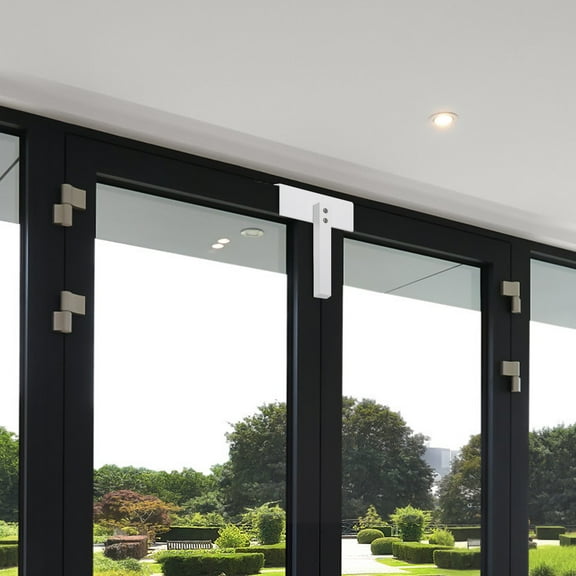 IBASETOY Portable Closet Door Lock Metal Double Door Lock for Bifold and Sliding Doors