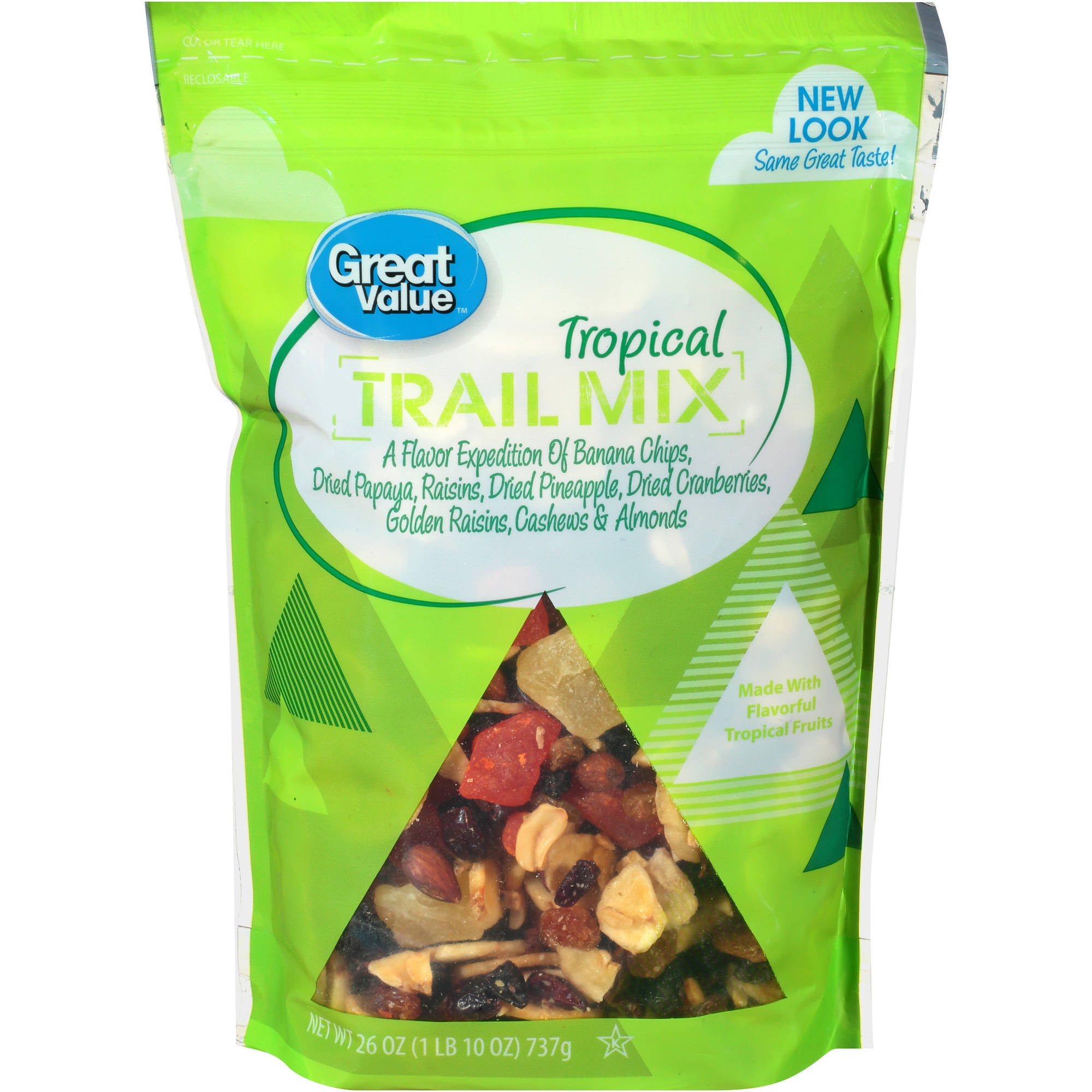 Great Value Tropical Trail Mix, 26 oz - Walmart.com Great Value Tropical Trail Mix, 26 oz - Walmart.com