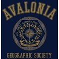 thumbnail image 2 of Boy's Strange World Avalonia Geographic Society  Graphic Tee Navy Blue X Large, 2 of 4