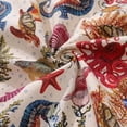 thumbnail image 6 of Yiume Hawaiian Shirt For Men Marine Life Seahorse Octopus Cotton Hawaiian Shirts, 6 of 8