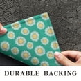 thumbnail image 6 of Green Daisy Flower Floral Pattern Door Rugs,Washable Non Slip Door Mats Indoor,Decorative Door Mats,Entry Mat Indoor for Entrance,Bedroom,Kitchen,Bathroom,20"x32", 6 of 6