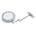 thumbnail image 4 of 7in LED Makeup Mirror Wall Mounted Rotating Adjustable Double Sided Lighted Magnifying Mirror Touching Control Flexible Bright Silver Suitable For Women Makeup, 4 of 8