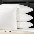 thumbnail image 3 of Soft Luxury Plush Gusseted Soft Gel Filled Stomach King Sleeper Pillow - Set of Four, 3 of 6