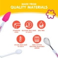 thumbnail image 4 of Curious Chef 11-Piece Pink and Green Chef's Kit for Kids, Includes Real Cooking and Baking Tools, Dishwasher Safe and Made with BPA-Free Plastic, 4 of 6