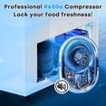 thumbnail image 5 of DIMEDEAL 2.8 Cu.Ft Chest Freezer, Compact Mini Deep Freezer with 7 Temp Settings & Removable Basket, Top Door Free-Standing Freezer for Home, Dorm, Garage, Office, Apartment & Basement, 5 of 8