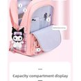 thumbnail image 4 of Cartoon Sanrio Kuromi School Backpack for Girls, Large Capacity Student Schoolbag with Spine Protection, Lightweight Travel Bag, Blue, 4 of 5