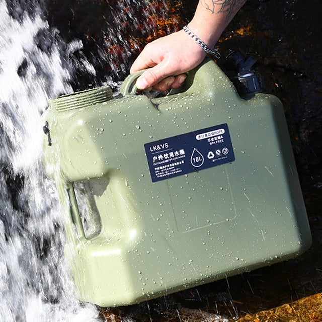 Contenedor de agua shamjiam Cubo de contenedor al aire libre con espiga