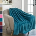 thumbnail image 1 of Manta de sherpa de piel sintética suave y esponjosa: cálida, gruesa, esponjosa, acogedora y reversible, ideal para sofá y cama. Cómoda manta peluda., 1 of 4