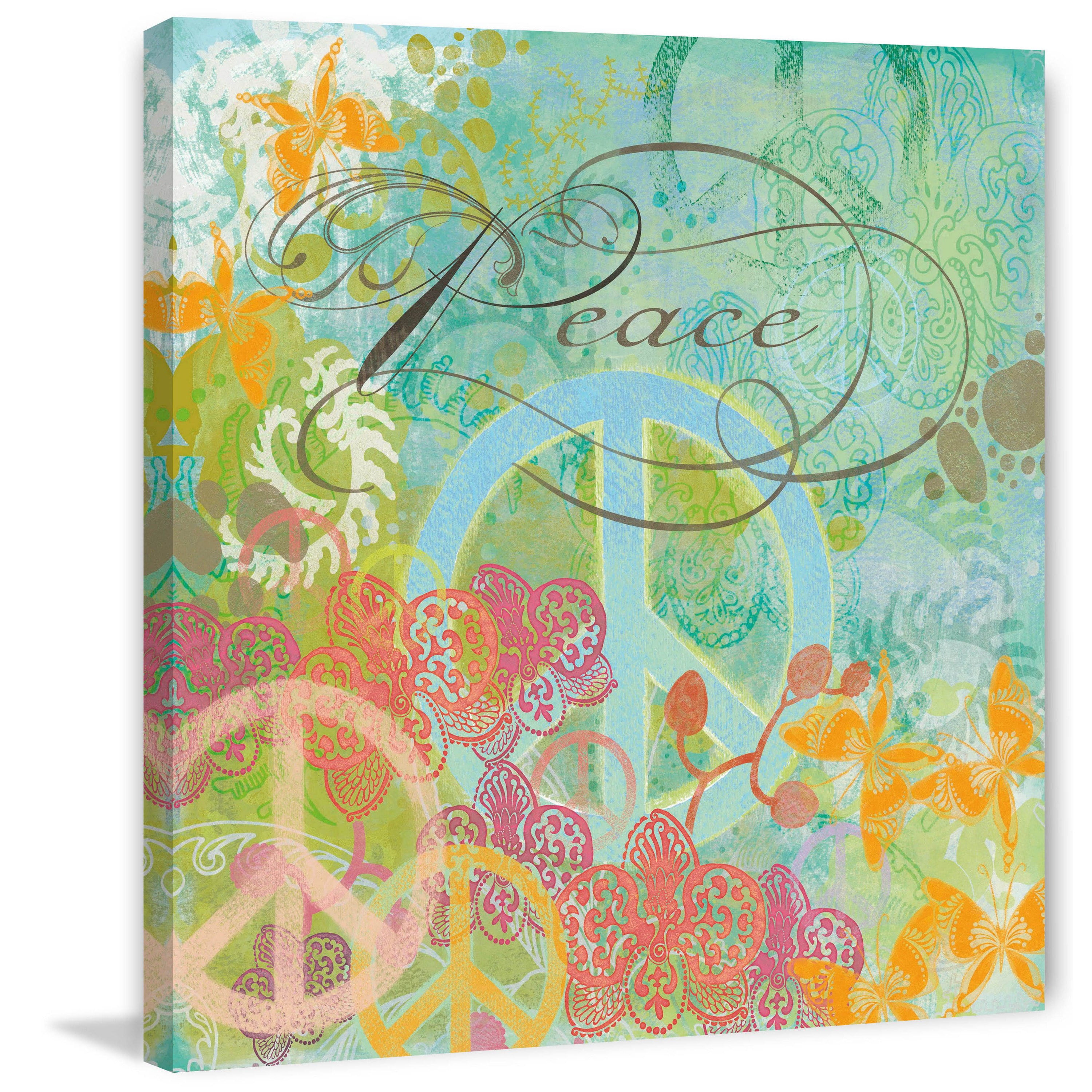 Marmont Hill "A Peace Gard Copy" Painting Print on Canvas