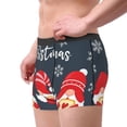 thumbnail image 2 of Fotbe Cute Christmas Gnomes (2) Men’s Total Support Pouch Boxer Briefs, X-Temp Cooling, Moisture-Wicking Underwear, Regular, Long-leg and Trunk-Medium, 2 of 6