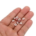 thumbnail image 4 of Unique Bargains Perles Intercalaires 6mm, 100 Pcs Perles Intercalaires en Strass Rondes en Vrac pour Fabrication de Bijoux, Rouge, 4 of 5