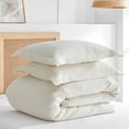 thumbnail image 6 of Levtex Home - Reede Muslin Cream Comforter Set - King Comforter + Two King Pillow Cases - Muslin - Cream - Comforter (106 x 94in.) and Pillow Case (36 x 20in. ) - Cotton, 6 of 8
