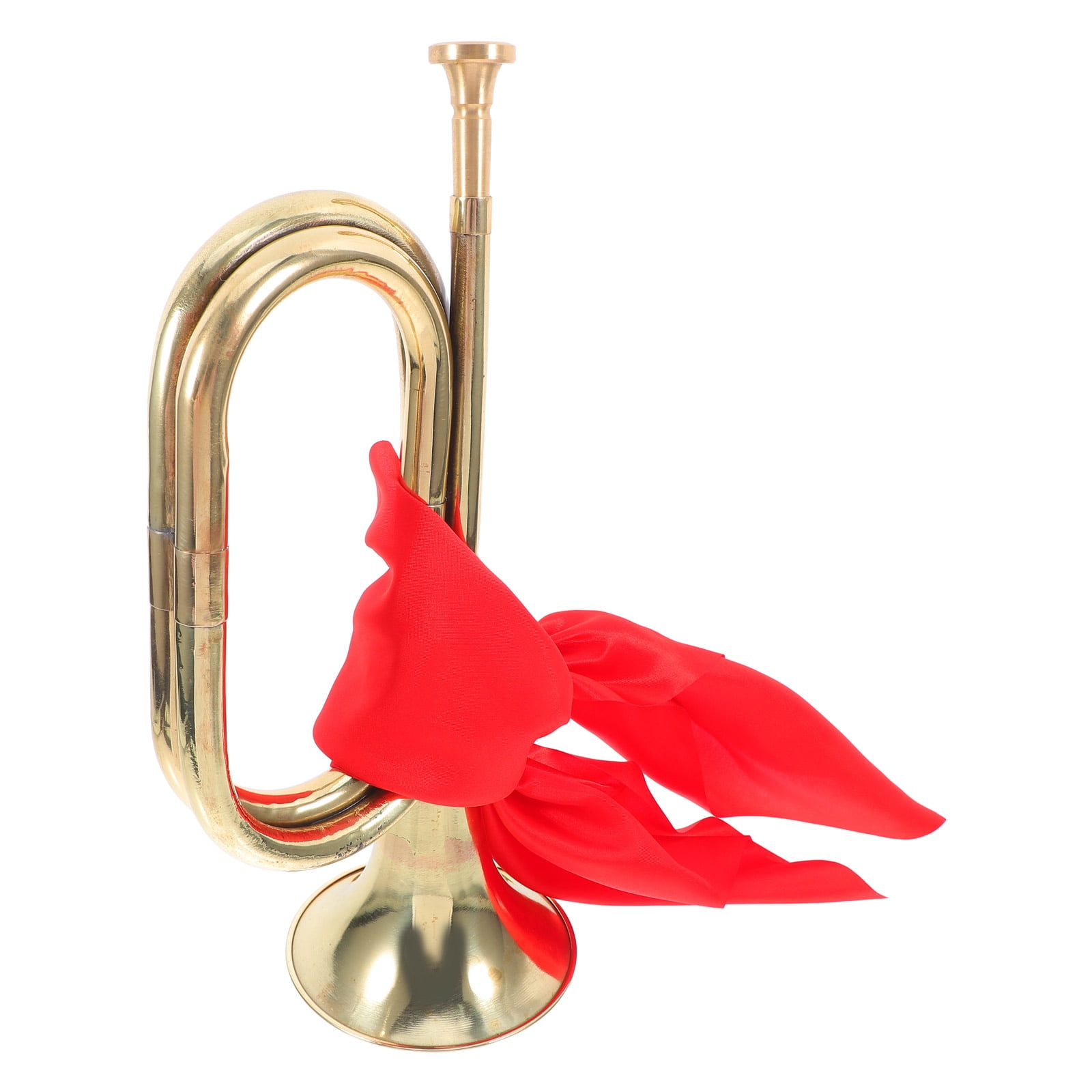 OUNONA Golden Bugle Trumpet for Beginners - Perfect Wind Instrument for Music Practice, Performance, and Learning Sessions