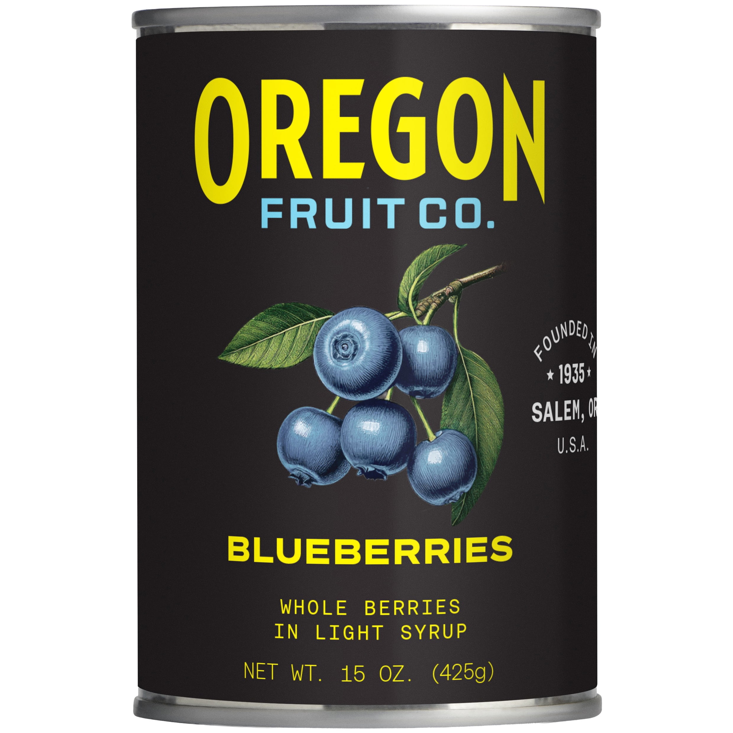 Oregon Fruit Co. All Natural Blackberries in Light Syrup, 15 oz
