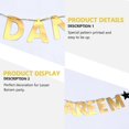 thumbnail image 3 of 2pcs Islam Party Banner Paper Eid Mubarak Letters Banner Eid Bunting Garland, 3 of 3