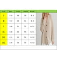 thumbnail image 2 of Yesfashion Womens 2025 Fall Sweaters Double V-Neck Long Sleeve Button Up Soft Knit Cardigan Sweaters, 2 of 2