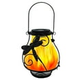 thumbnail image 1 of Solar Flame Lantern Lights Flickering Flames Hanging, Waterproof Outdoor Decoration Lighting Lanterns, Solar Powered, 1 of 8