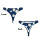 thumbnail image 3 of Balery Daisies Flowers Tangas de Algodón para Mujer con Estampado – Ropa Interior Sexy, Transpirable, G-string-Medium, 3 of 6