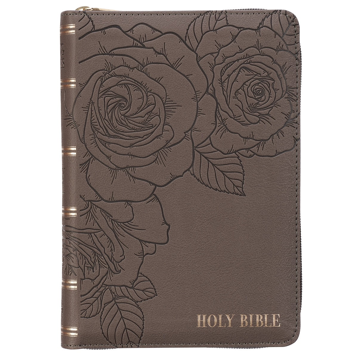 Christian Art Gifts KJV Holy Bible Faux Leather Red Letter Thumb