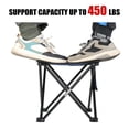thumbnail image 4 of Tabouret de Camping Pliant Camouflage Portable Chaise de Camping d'Extérieur avec Sac de Rangement Chaise Légère à Grande Capacité de Charge pour Adulte Pêche Randonnée Jardinage, 4 of 7