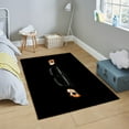 thumbnail image 1 of LaModaHome Non-Slip Rug Legend Car Rug: Vibrant Red Auto-Inspired Carpet Washable Mat Child Stain Resistant Living Room Kitchen Carpet - Size: 5,3X2,6ft(160X80cm), 1 of 5