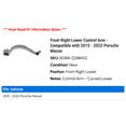 thumbnail image 2 of Front Right Lower Control Arm - Compatible with 2015 - 2022 Porsche Macan 2016 2017 2018 2019 2020 2021, 2 of 2