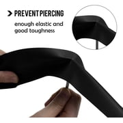 Addmotor 2PCS Rim Strip Tape, 20 inch Fat Tire Liner Inner Tube Cushion Protector for Bikes, Black