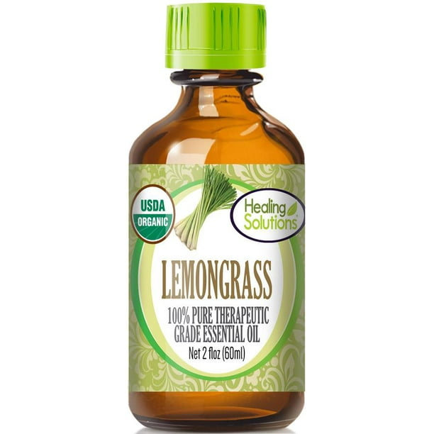 Organic Lemongrass Essential Oil (100 Pure USDA Certified Organic